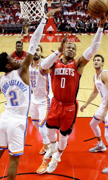 Westbrook scores 21 as Rockets beat Thunder 116-112